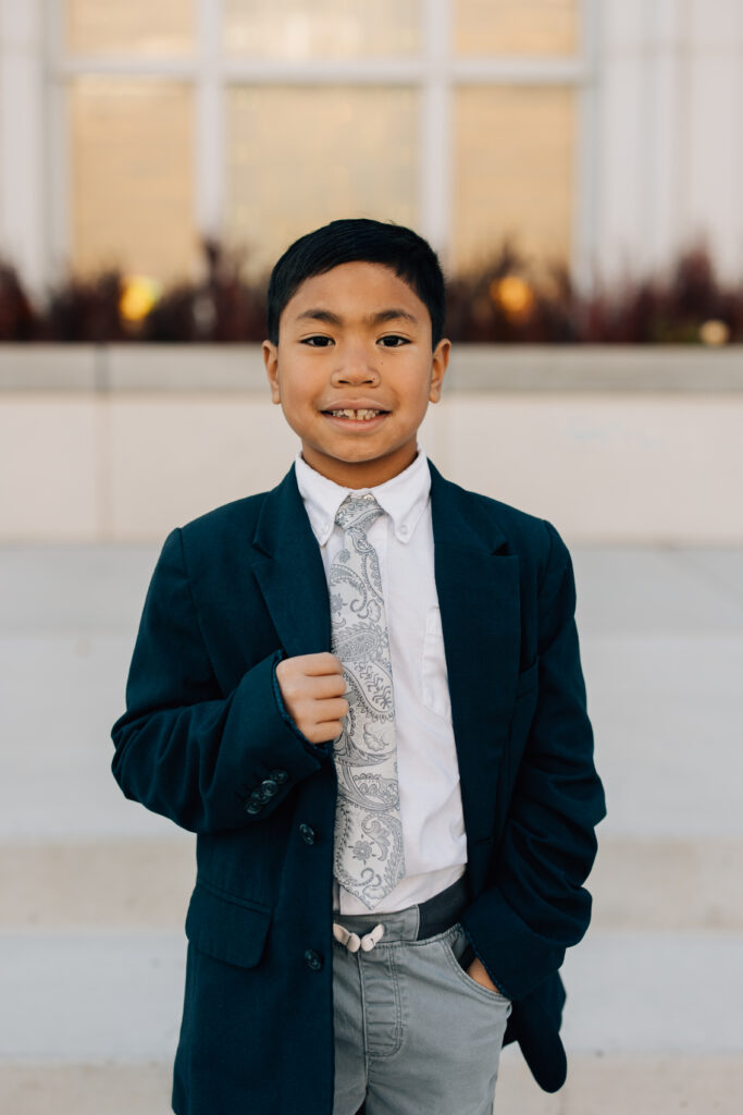 Mount Timpanogos baptism mini session 