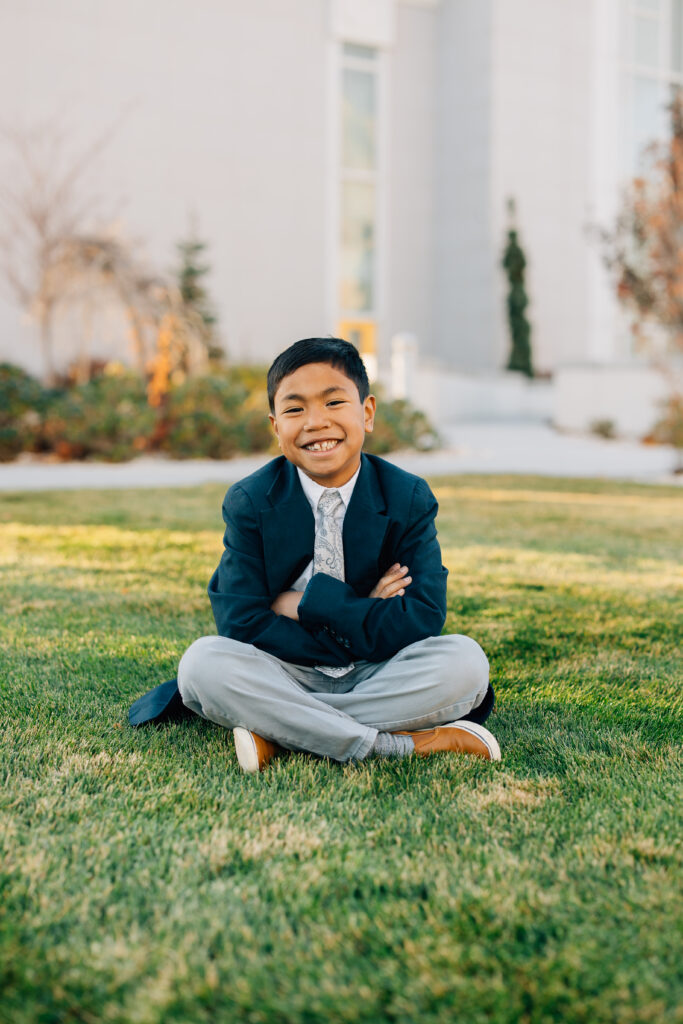 Mount Timpanogos baptism mini session 