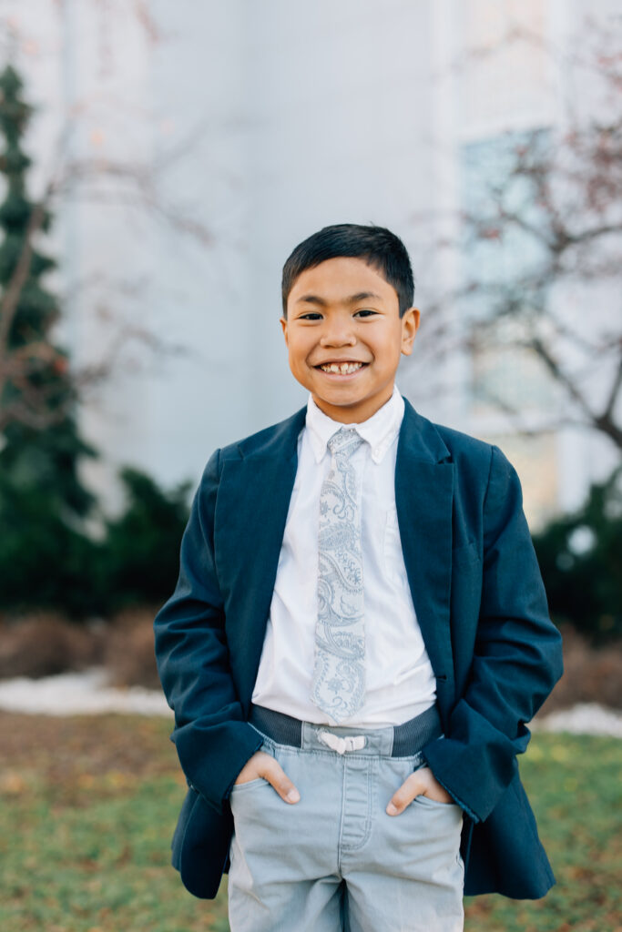 Mount Timpanogos baptism mini session 