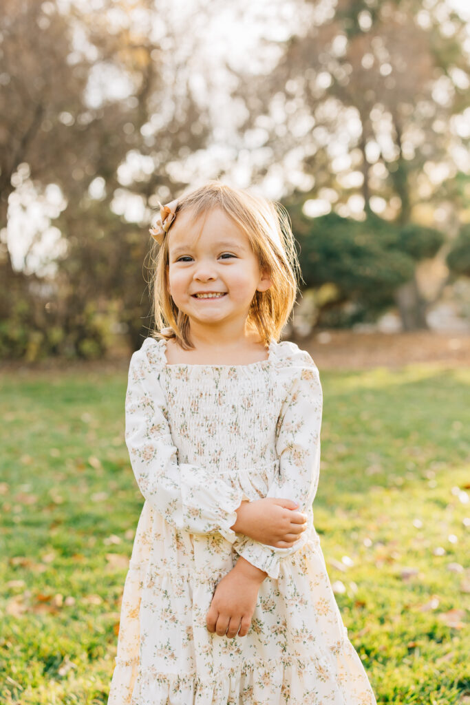 family smiles at extended family session in American Fork, Utah