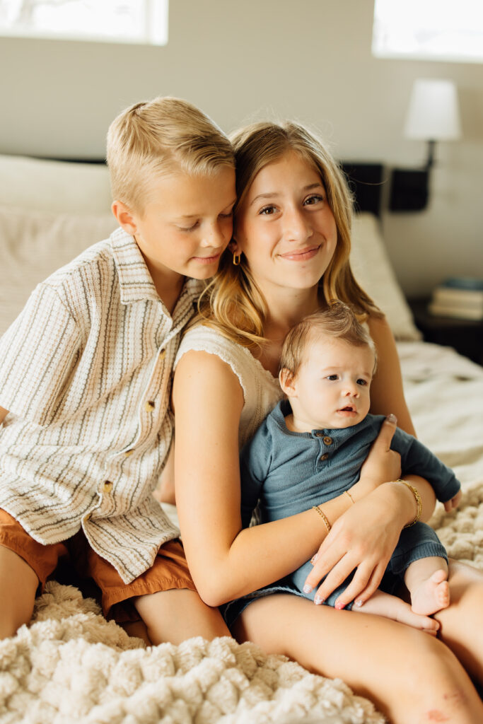 at home family photo session